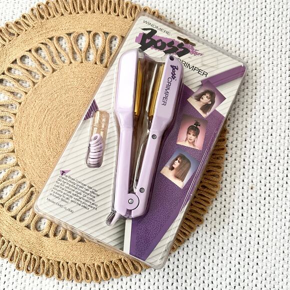 Windmere Boss Purple Hair Crimper Styling Tool New Open Box CMC-1L 217-330